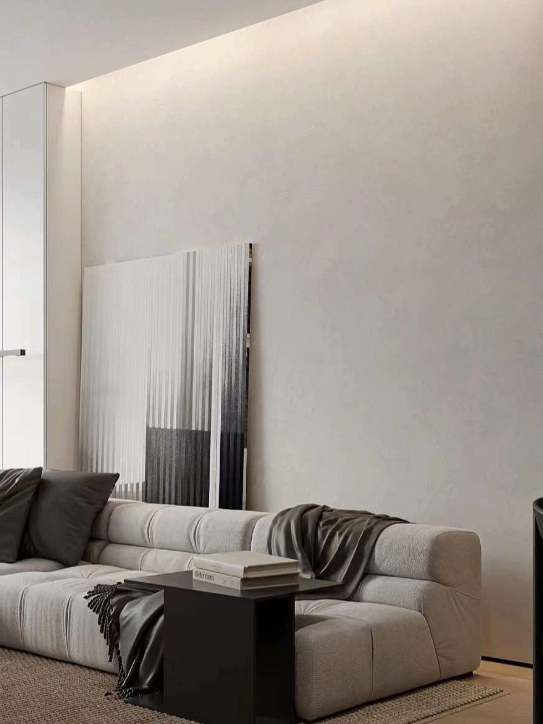 温暖的极简主义现代之家